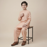 Beige Classic Kurta Trouser