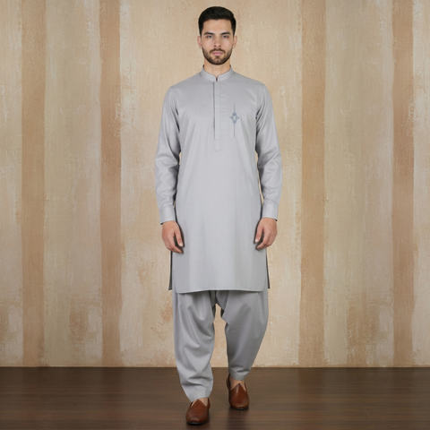 Premium Embroidered Kameez & Shalwar