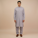 Classic Grey Kameez & Shalwar