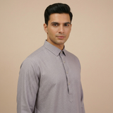Classic Grey Kameez & Shalwar