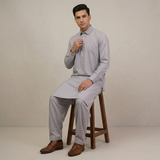 Classic Grey Kameez & Shalwar