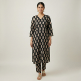 Midnight Printed Lawn