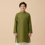 Olive Classic Kurta Trouser