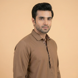 Classic Brown Kameez & Shalwar
