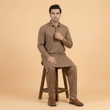 Classic Brown Kameez & Shalwar