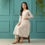Floral Cotton Frock Dress