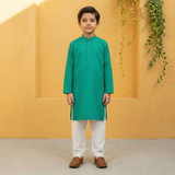 Classic Green Kurta Trouser