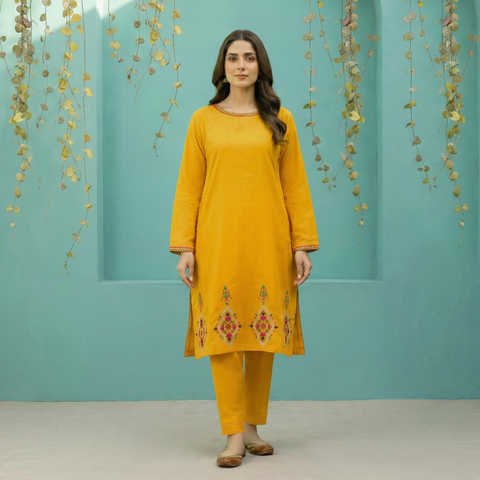 Mustard Breeze Dress