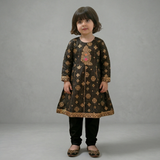 Black Embroidered Dress