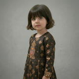 Black Embroidered Dress