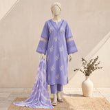 Lilac Embroidered Ready-to-Wear Lawn Suit