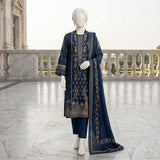 Navy Embroidered Ready-to-Wear Lawn Suit