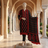 Black Red Lawn Suit