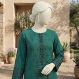 Teal Embroidered Lawn