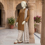 Brown Printed Ready-to-Wear Lawn Suit