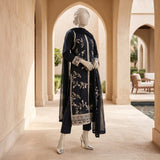 Black Embroidered Ready-to-Wear Lawn Suit