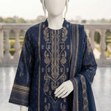 Navy Embroidered Ready-to-Wear Lawn Suit
