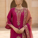 Magenta Embroidered Ready-to-Wear Lawn Suit
