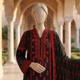 Black Red Lawn Suit
