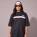 Ready to Wear Women Gym Dress – Blue Sportswear 2 Piece Suit with Polo Shirt and Wide Leg Trouser
