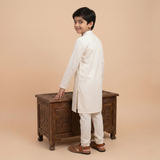 Classic Ivory Kids Kurta Trouser