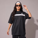 Ready to Wear Women Gym Dress – Blue Sportswear 2 Piece Suit with Polo Shirt and Wide Leg Trouser