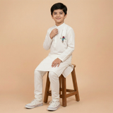 Bird Motif Kurta Trouser