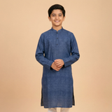 Midnight Blue Kids Kurta Trouser