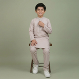 Beige Classic Kurta Trouser