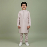 Beige Classic Kurta Trouser