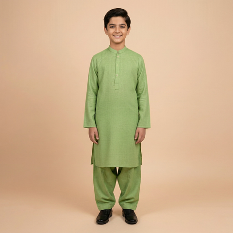Olive Classic Kurta Trouser