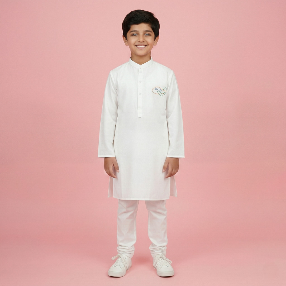 Embroidered Kurta Trouser