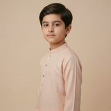 Beige Classic Kurta Trouser